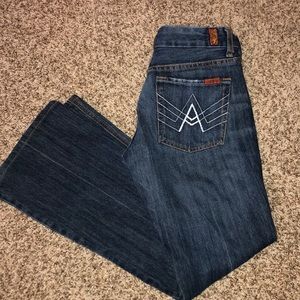 7 for all mankind “A” pocket